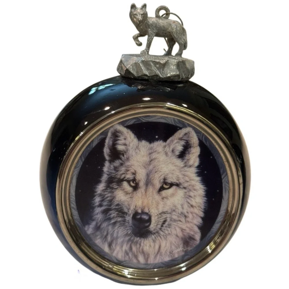 Bradford Exchange Wolf Series Ornaments - Picture 7 of 11